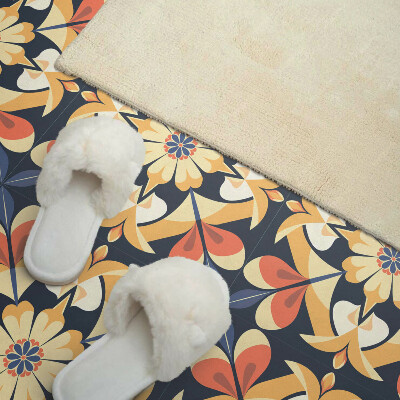 Carreaux de vinyle auto-adhésifs Mandala aux accents floraux