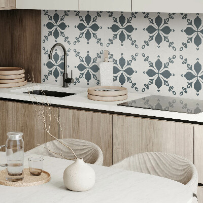 Carreaux pvc Motif de feuille ornemental