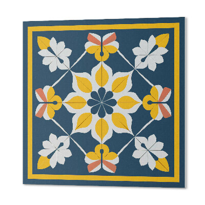 Carreaux vinyle Motif floral symétrique