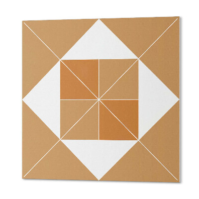 Carreaux pvc Des formes aux tons harmonieux