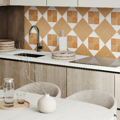 Carreaux pvc Des formes aux tons harmonieux