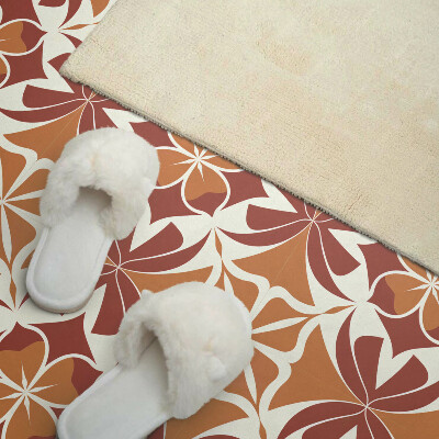 Carreaux de vinyle auto-adhésifs Compositions végétales symétriques