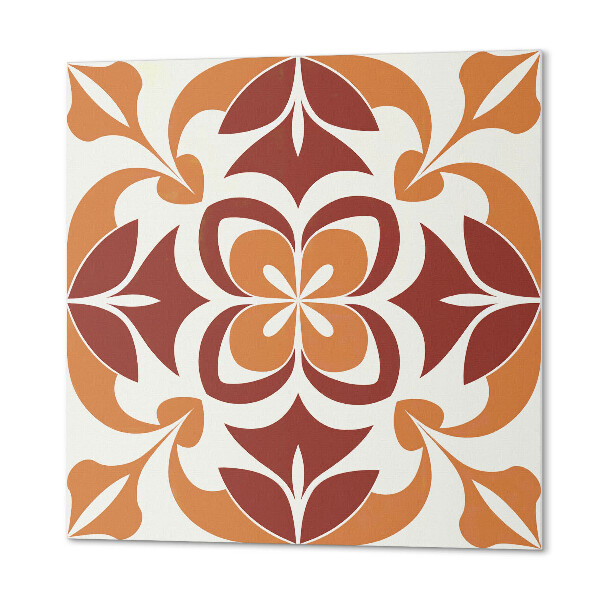 Carreaux pvc Un motif végétal avec des accents feuillus