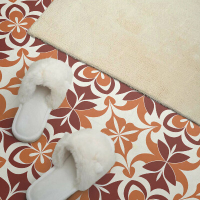 Carreaux pvc Un motif végétal avec des accents feuillus