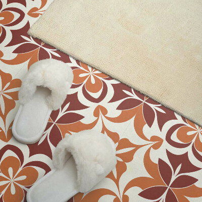 Carreaux pvc Un motif végétal avec des accents feuillus