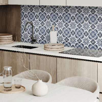 Carreaux vinyle Un motif floral géométrique