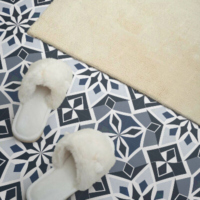 Carreaux vinyle Un motif floral géométrique