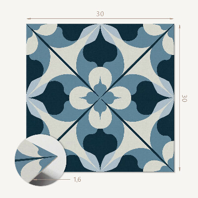 Carreaux pvc Motif géométrique dans une version artistique