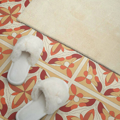 Carreaux vinyle Un motif floral moderne dans une version abstraite