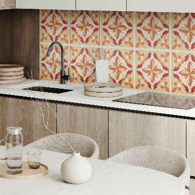 Carreaux vinyle Un motif floral moderne dans une version abstraite