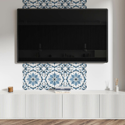 Carreaux de vinyle auto-adhésifs Imprimé floral aux accents raffinés