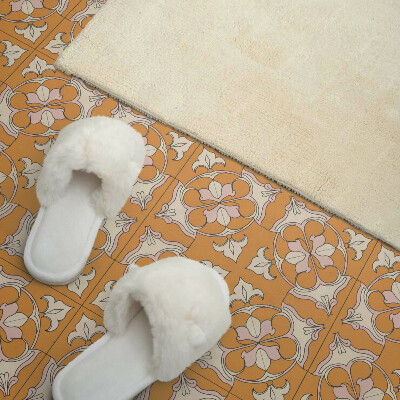 Carreaux pvc Motif de fleurs en mosaïque