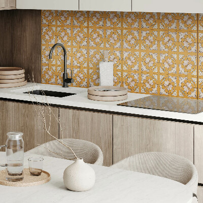 Carreaux pvc Motif de fleurs en mosaïque