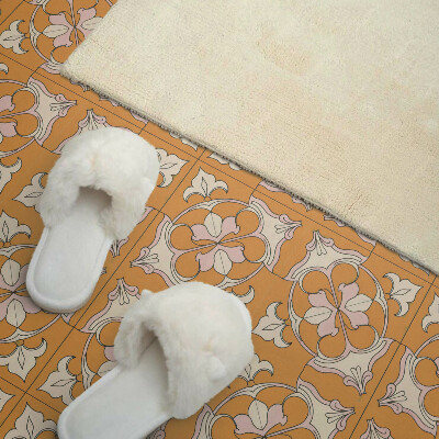 Carreaux pvc Motif de fleurs en mosaïque