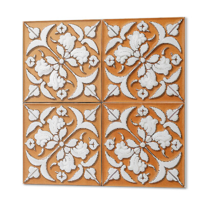 Carreaux de vinyle auto-adhésifs Un motif floral élégant