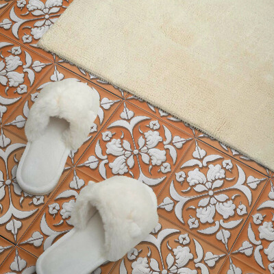 Carreaux de vinyle auto-adhésifs Un motif floral élégant