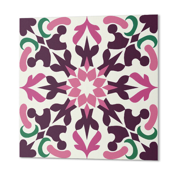 Carreaux vinyle Motif végétal en symétrie harmonieuse