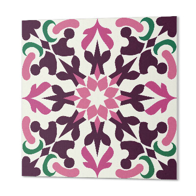 Carreaux vinyle Motif végétal en symétrie harmonieuse