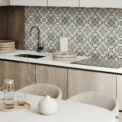 Carreaux vinyle Motif floral avec des accents feuillus