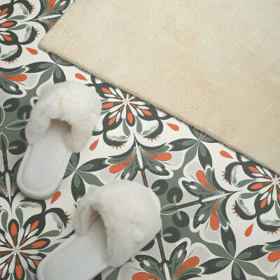 Carreaux vinyle Motif floral avec des accents feuillus