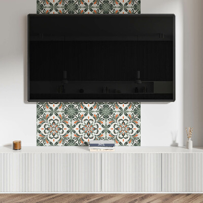 Carreaux vinyle Motif floral avec des accents feuillus