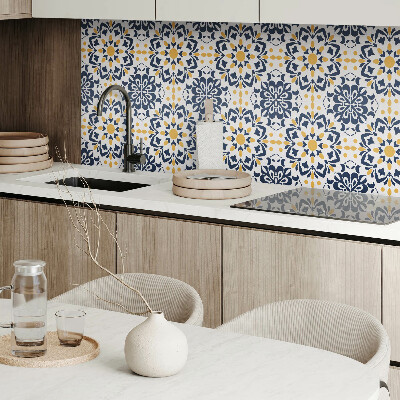 Carreaux pvc Mandala avec un motif de fleur