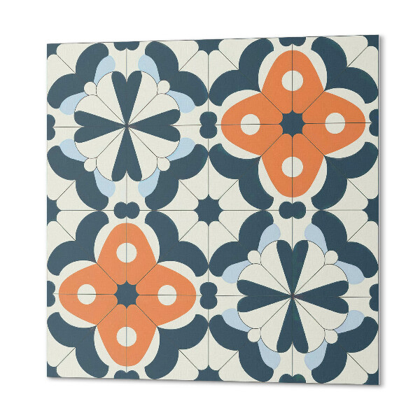 Carreaux vinyle Motif floral sur les carreaux