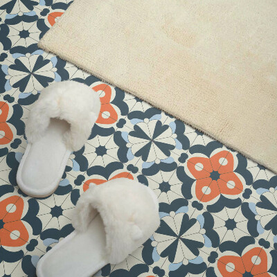 Carreaux vinyle Motif floral sur les carreaux