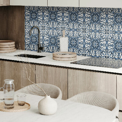 Carreaux pvc Fleurs ornementales dans un style artistique