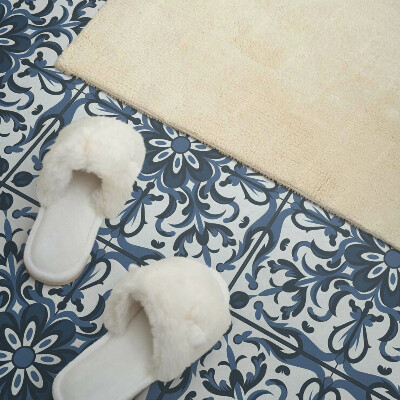 Carreaux pvc Fleurs ornementales dans un style artistique