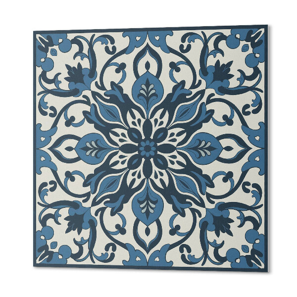 Carreaux de vinyle auto-adhésifs Motif de fleurs et de feuilles