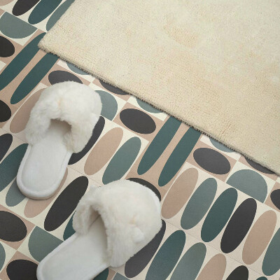 Carreaux pvc Motifs graphiques ovales dynamiques