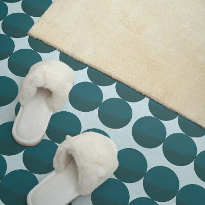 Carreaux vinyle Motifs circulaires dans une grille géométrique