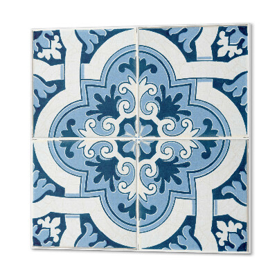 Carreaux de vinyle auto-adhésifs Motif de carreaux ornementaux dans une version élégante