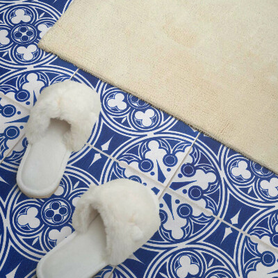 Carreaux de vinyle auto-adhésifs Formes géométriques sous forme artistique