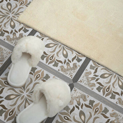 Carreaux pvc Motif floral symétrique