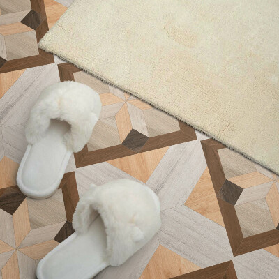 Carreaux vinyle Motif géométrique de forme carrée