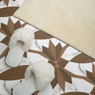 Carreaux de vinyle auto-adhésifs Motifs en bois de style géométrique