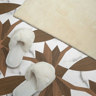 Carreaux de vinyle auto-adhésifs Motifs en bois de style géométrique