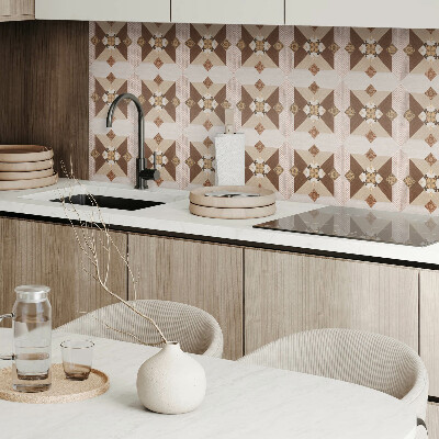 Carreaux pvc Mosaïque ornementale dans un style distinctif