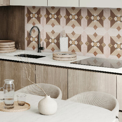 Carreaux pvc Mosaïque ornementale dans un style distinctif