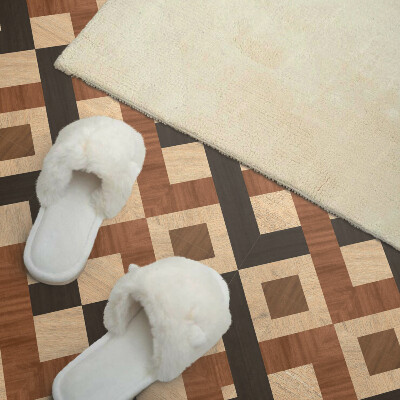 Carreaux vinyle Formes en bois en géométrie