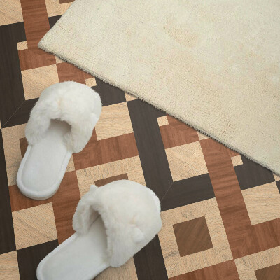 Carreaux vinyle Formes en bois en géométrie