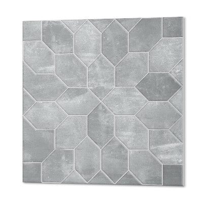 Carreaux de vinyle auto-adhésifs Motif hexagonal en mosaïque dans un style moderne
