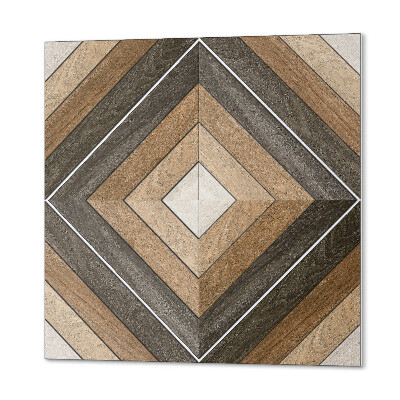 Carreaux de vinyle auto-adhésifs Losanges de forme géométrique