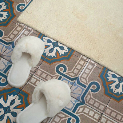 Carreaux de vinyle auto-adhésifs Mosaïque ornementale de style graphique