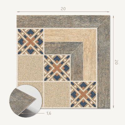 Carreaux vinyle Motifs angulaires sur carreaux