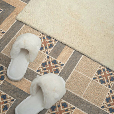 Carreaux vinyle Motifs angulaires sur carreaux