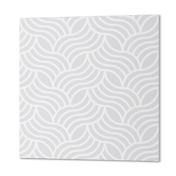 Carreaux de vinyle auto-adhésifs Formes de vagues dans une composition parfaite