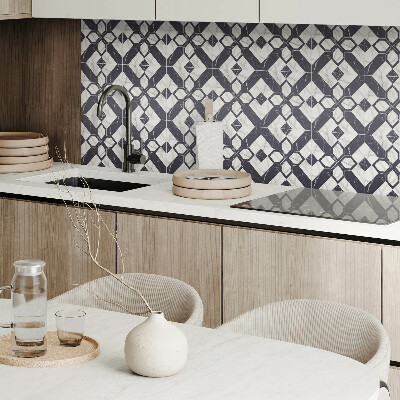 Carreaux pvc Figures en marbre de style géométrique